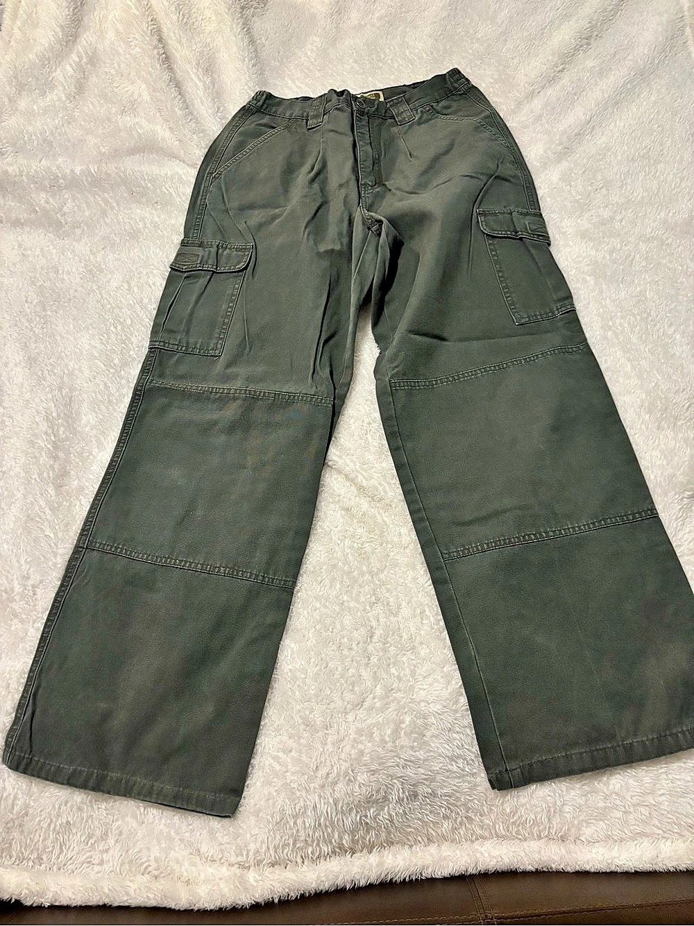 Cabela's Trail Hiker Cargo Pants Wide Leg Green Size 6